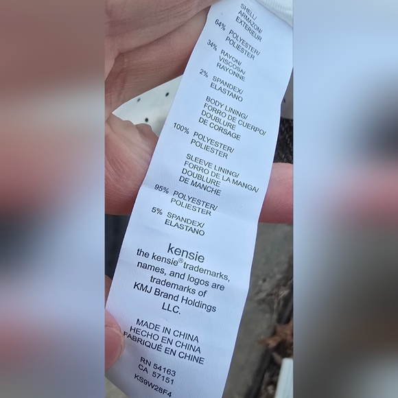 KENSIE Rebekah Textured Plaid Women's Blazer Jacket Plus Size 1X Olive & Blk NWT - Picture 11 of 16